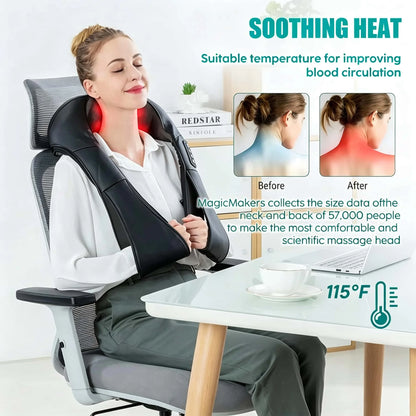 Shiatsu Neck and Back Massager with Heat