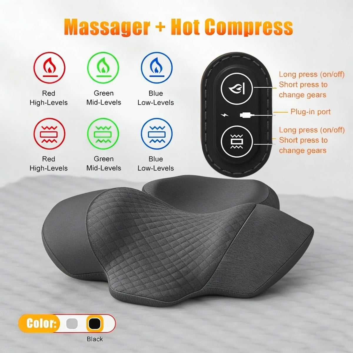 Electrical Cervical Neck Massage Pillow